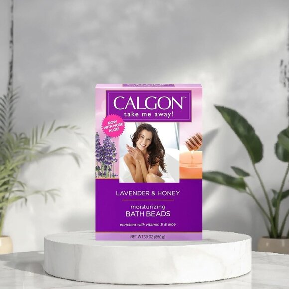 Calgon Ultra-Moisturizing Bath Beads with Lavender & Honey Fragrnace 30 … - Picture 1 of 5